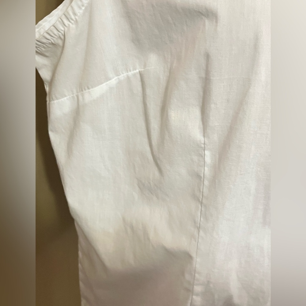 Basic Editions Xl White Button-Down Cottonblend S… - image 7